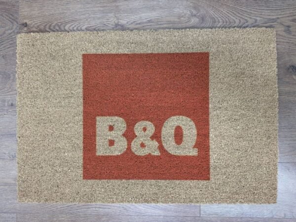 logo door mat bq